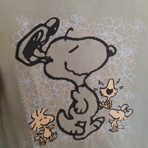 Peanuts Hybrid Apparel Size 0X Cotton Polyester Snoopy Woodstock Cartoon Tshirt - Picture 7 of 8